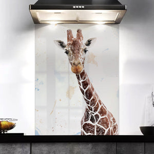 "George" The Giraffe Kitchen Splashback