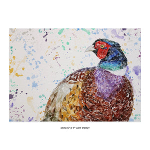 "Marty" The Pheasant 5x7 Mini Print - Andy Thomas Artworks