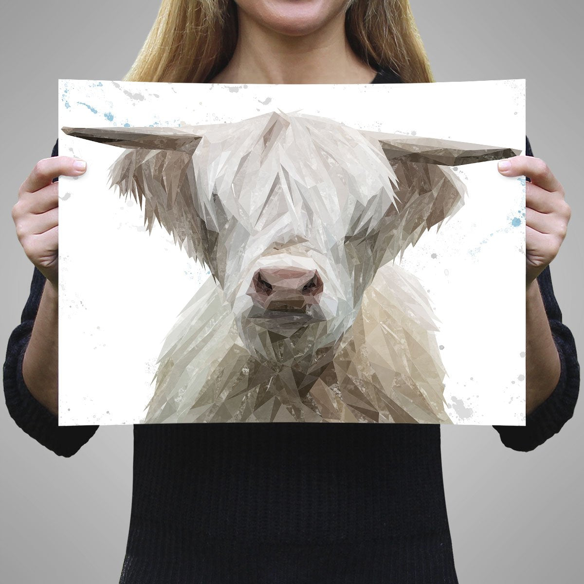 "Evan" The Highland Bull A3 Unframed Art Print - Andy Thomas Artworks
