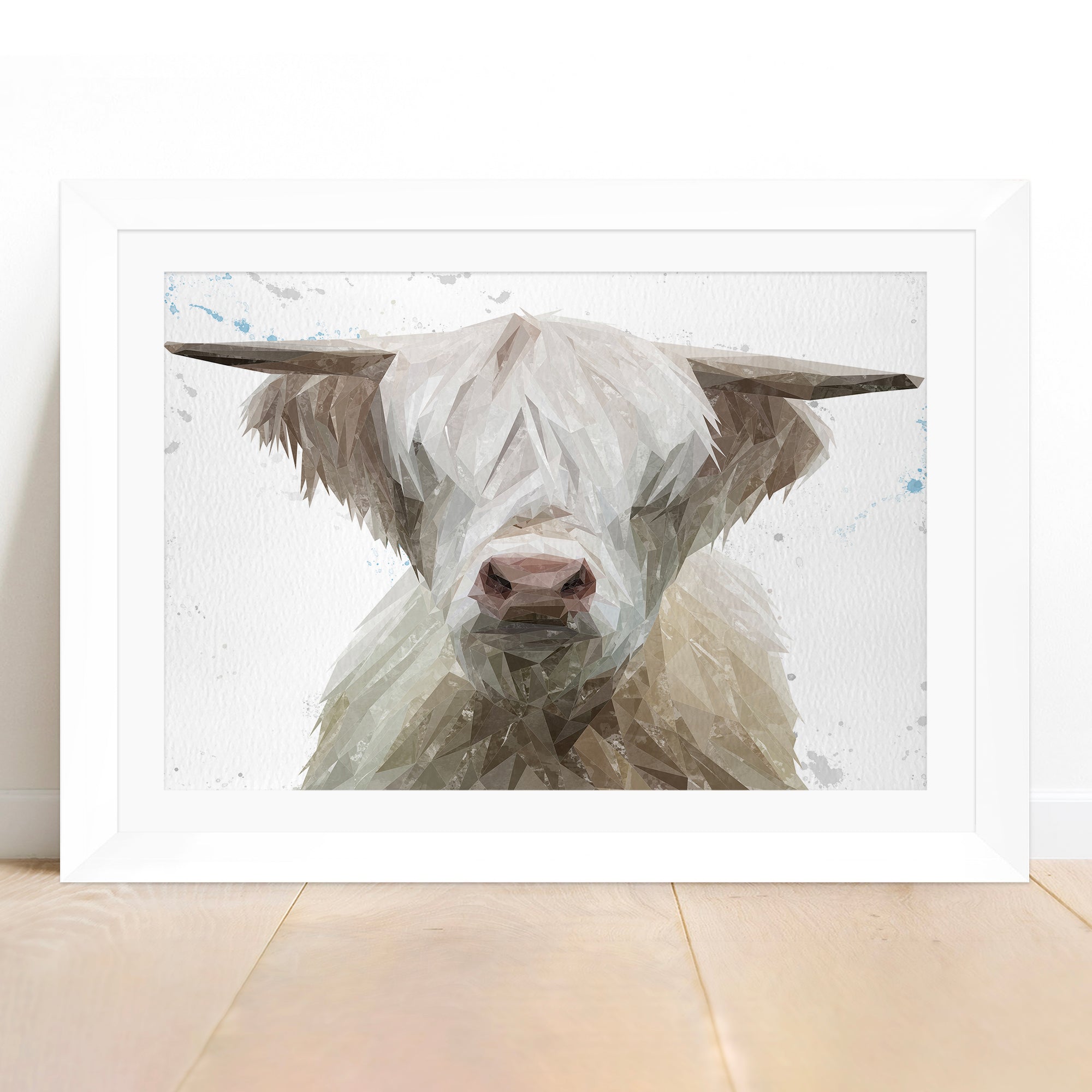 "Evan" The Highland Bull Framed & Mounted Art Print