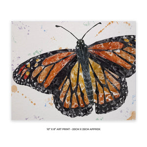 "The Butterfly" 10" x 8" Unframed Art Print - Andy Thomas Artworks
