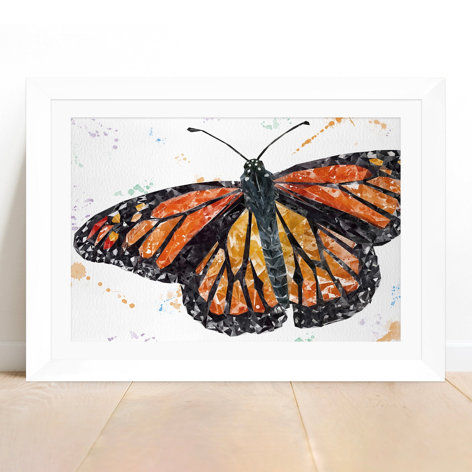 "The Butterfly" Framed & Mounted Art Print