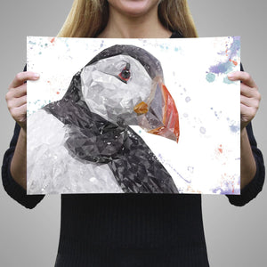 "The Puffin" Unframed Art Print - Andy Thomas Artworks