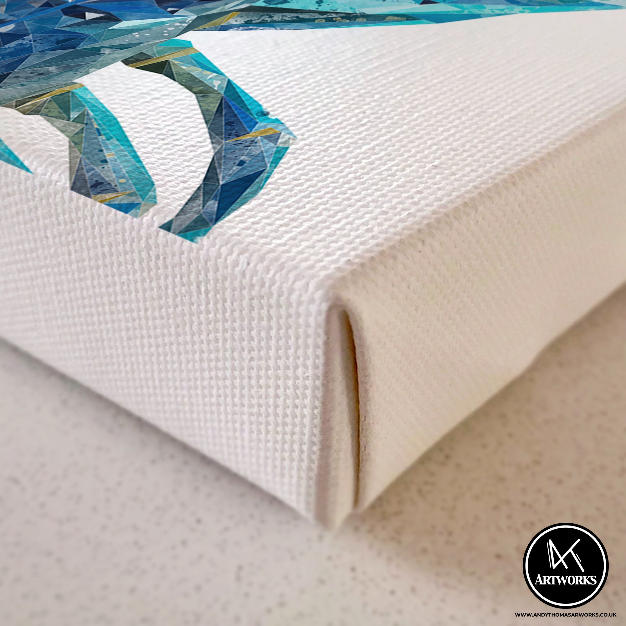 "The Blue Lobster" Canvas Print
