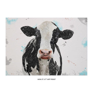 "Harriet" The Holstein Cow 5x7 Mini Print - Andy Thomas Artworks