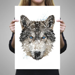 "The Wolf" Unframed Art Print - Andy Thomas Artworks