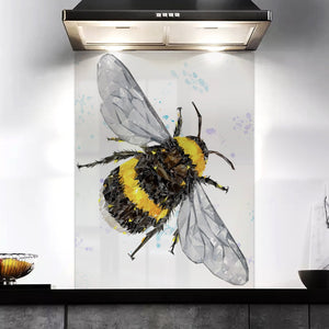 "The Bee" (Portrait) Kitchen Splashback