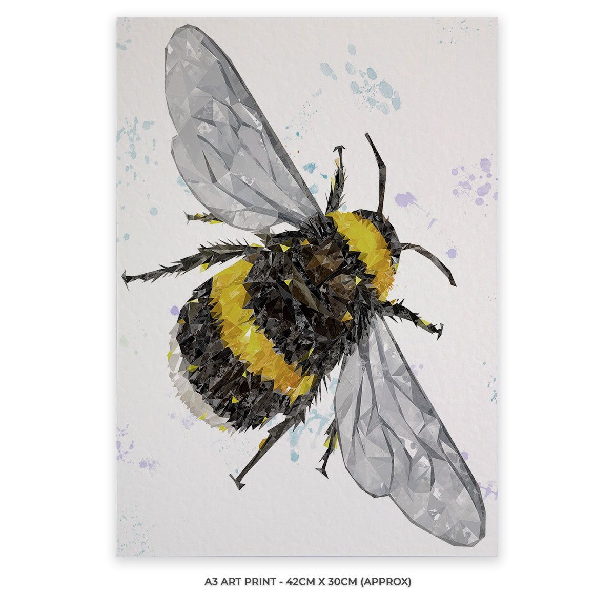 "The Bee" (Portrait) Unframed Art Print - Andy Thomas Artworks