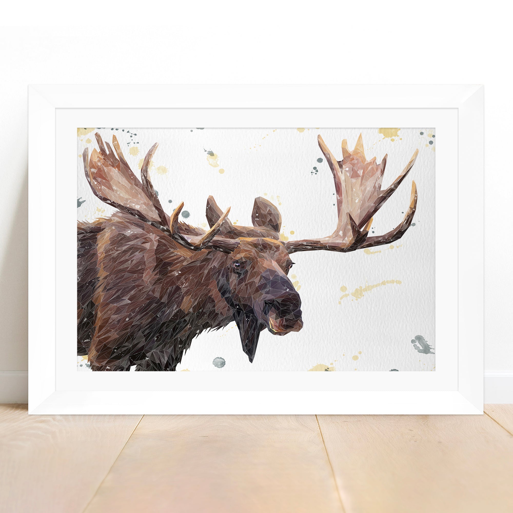 "Maurice" The Moose Framed & Mounted Art Print