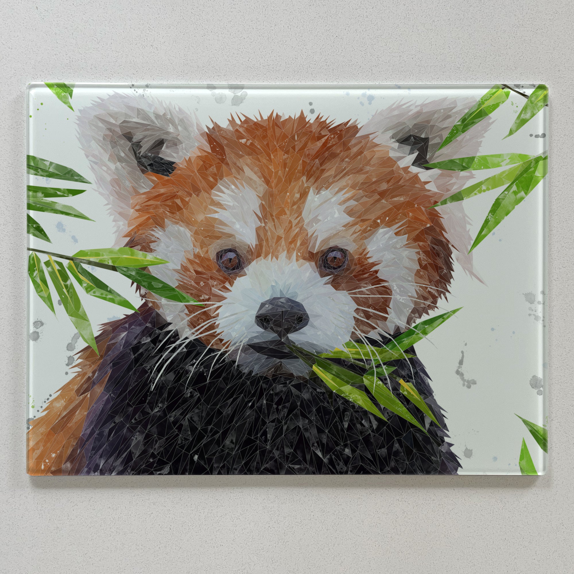 Red The Red Panda Premium Glass Worktop Saver