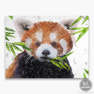 "Red" The Red Panda Canvas Print