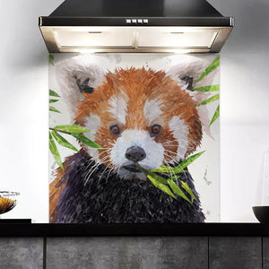 "Red" The Red Panda Kitchen Splashback