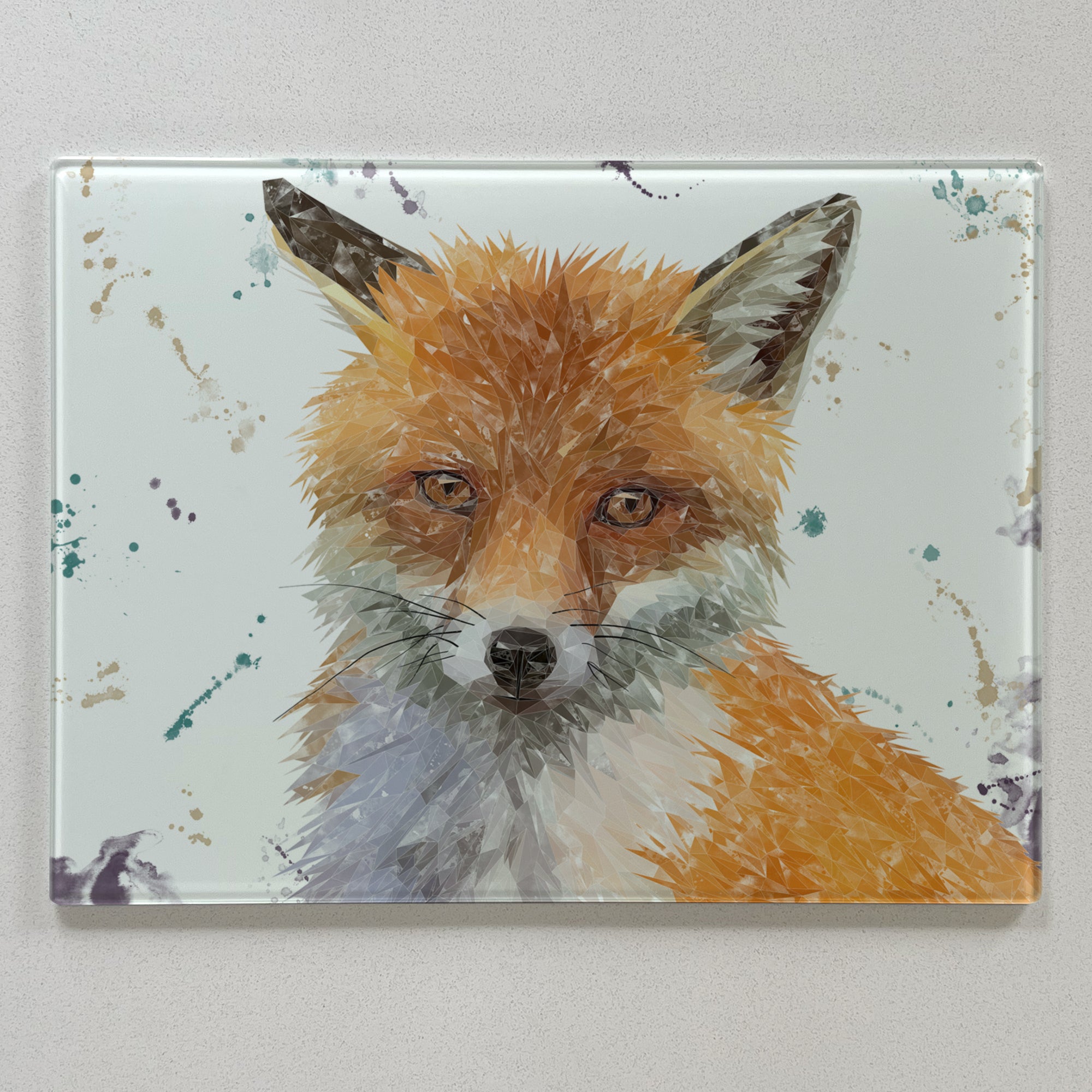 Rusty The Fox Premium Glass Worktop Saver