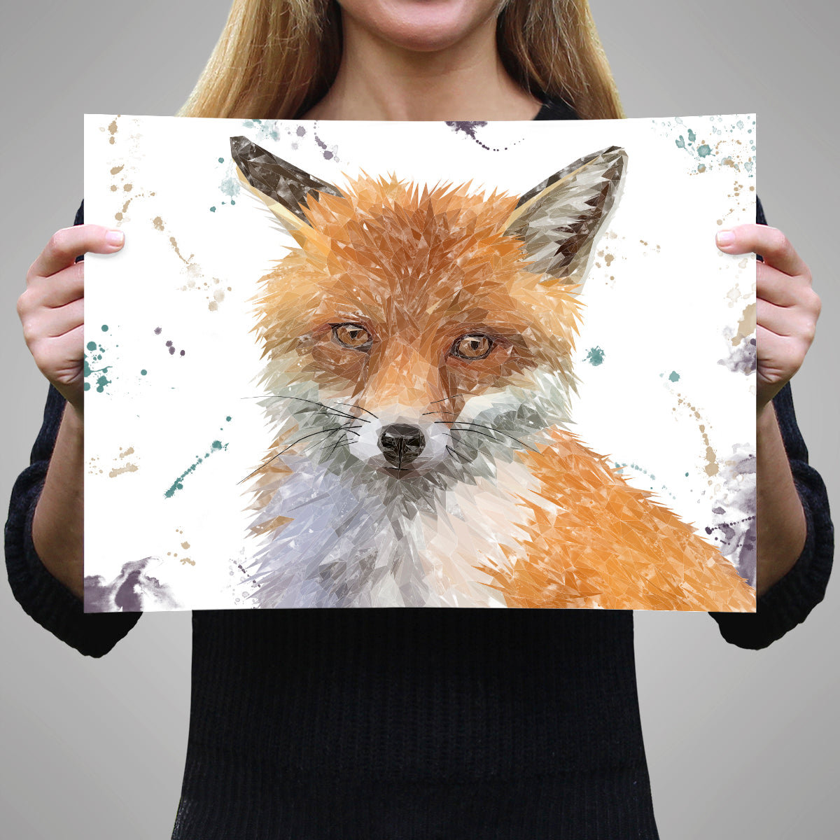"Rusty" The Fox A3 Unframed Art Print - Andy Thomas Artworks