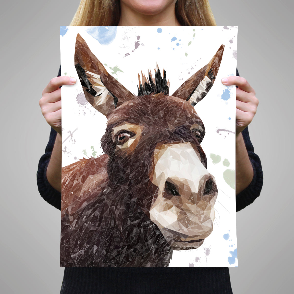 "Conka" The Donkey A3 Unframed Art Print - Andy Thomas Artworks