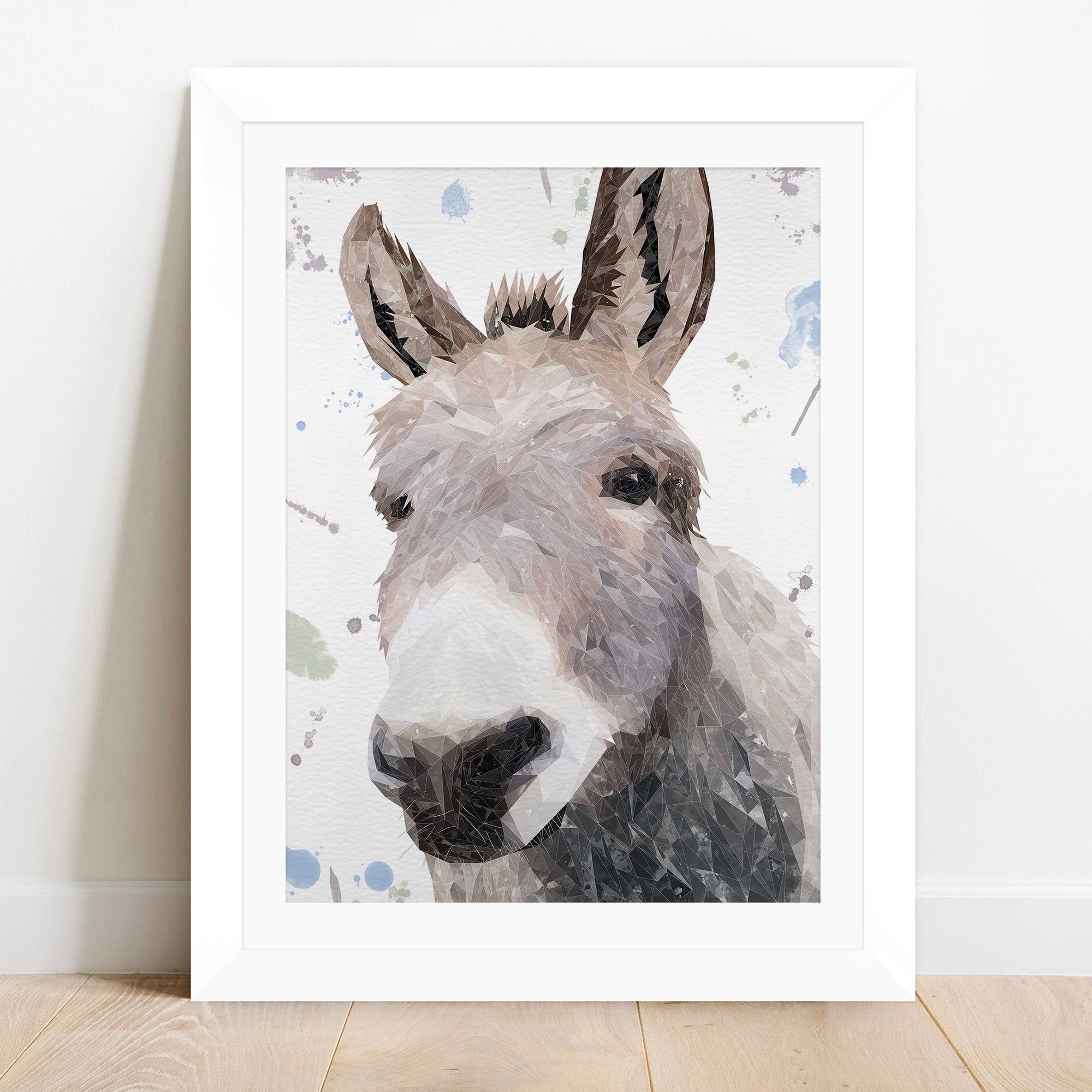 "Daphne" The Donkey Framed & Mounted Art Print