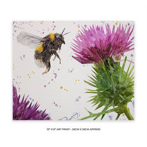 "Highland Honey" 10" x 8" Unframed Art Print - Andy Thomas Artworks