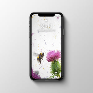 Highland Honey Phone Wallpaper - Andy Thomas Artworks