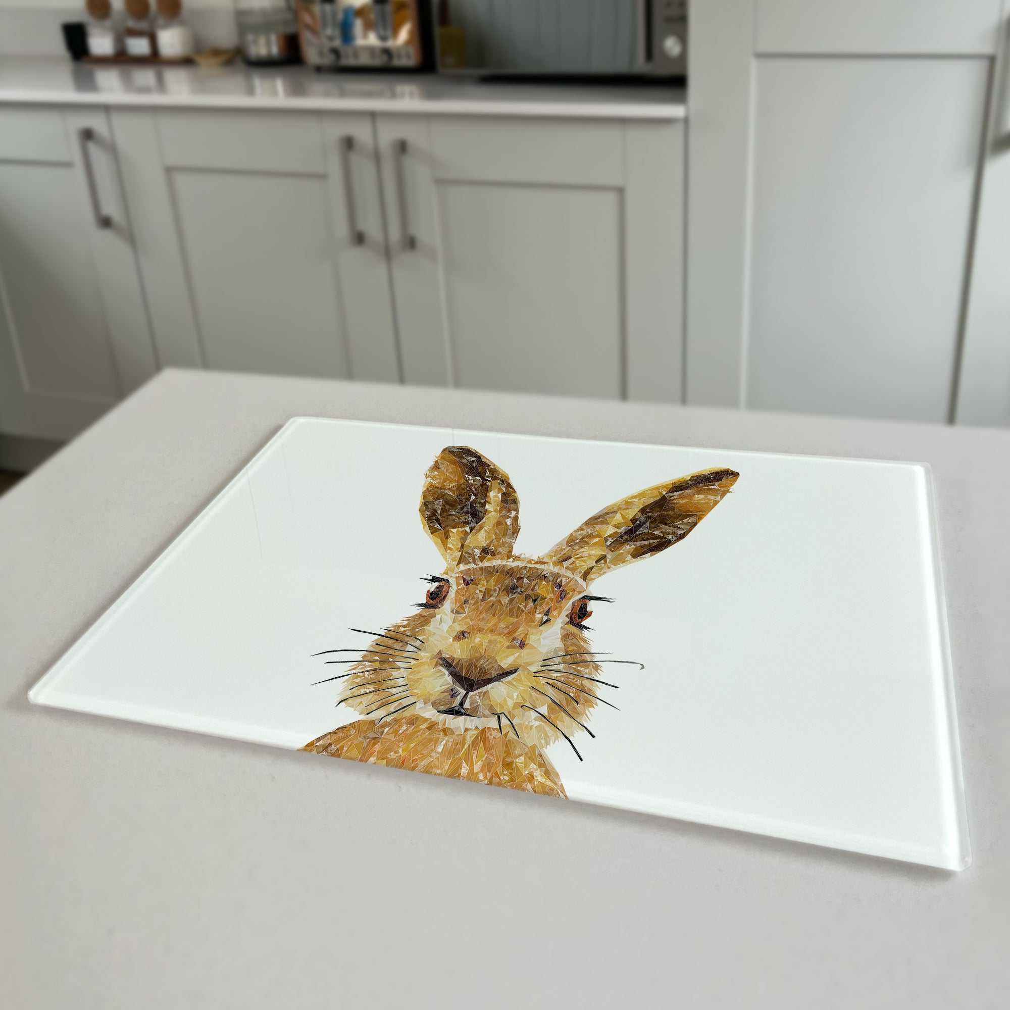 The Hare Landscape, Premium Glass Worktop Saver