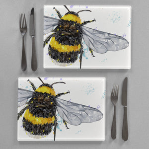 "The Bee" Premium Glass Placemat