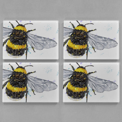 "The Bee" Premium Glass Placemat
