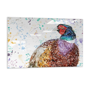 "Marty" The Pheasant Glass Wall Art