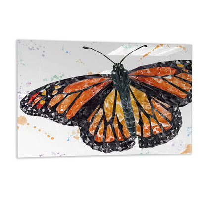 "The Butterfly" Glass Wall Art