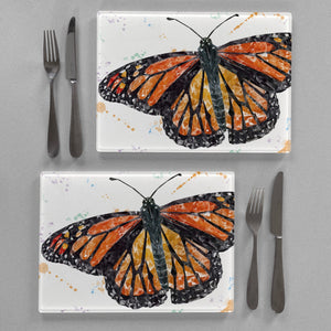 "The Butterfly" Premium Glass Placemat