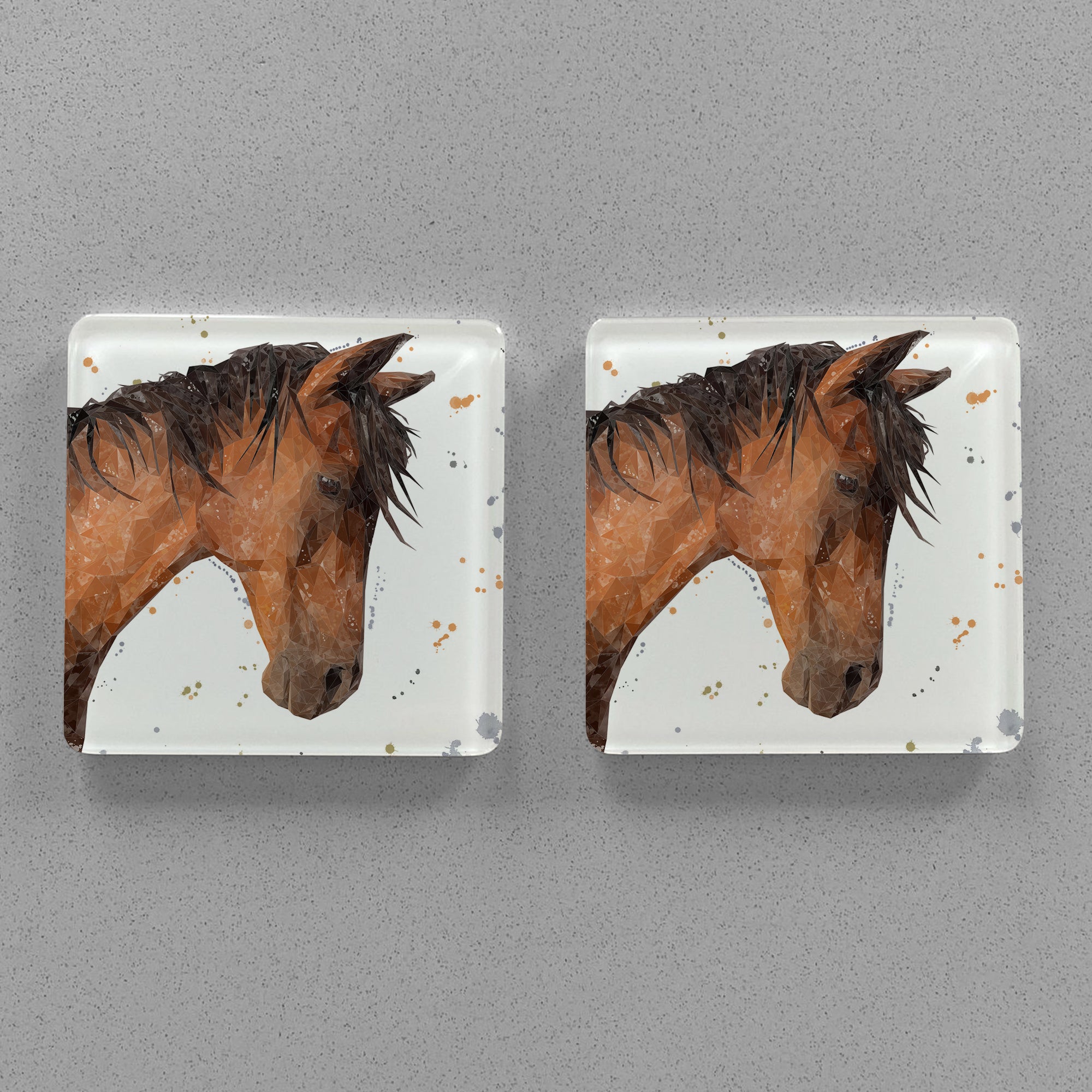 "Duke" Premium Glass Coasters