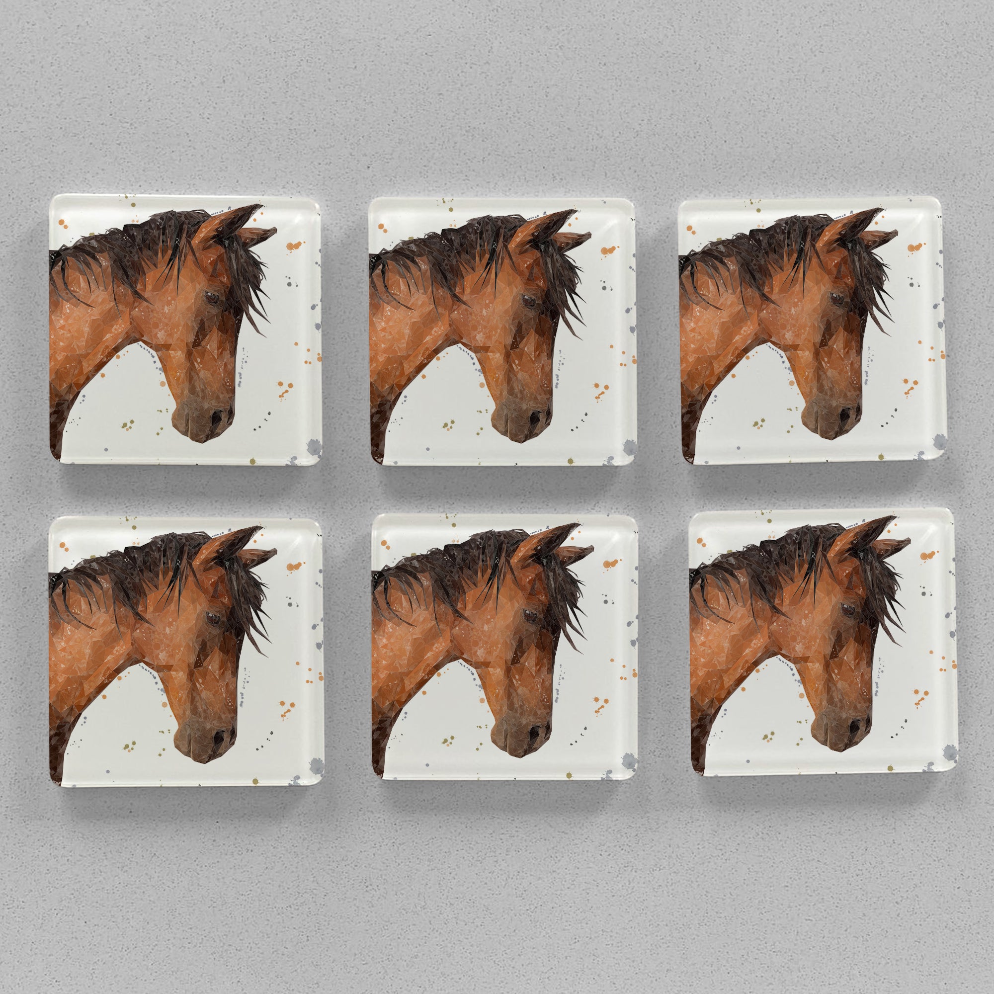 "Duke" Premium Glass Coasters
