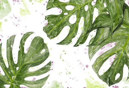 NEW! "Tranquillity" Monstera Plant Kitchen Splashback