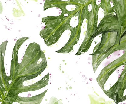 NEW! "Tranquillity" Monstera Plant Kitchen Splashback