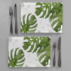 "Tranquility" Background Splashes Premium Glass Placemat