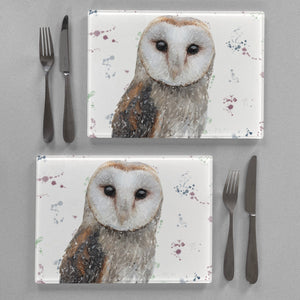 "Whisper" Premium Glass Placemat