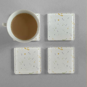 "Millie" Accent Premium Glass Coasters