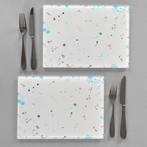 "Harriet" Accent Premium Glass Placemat