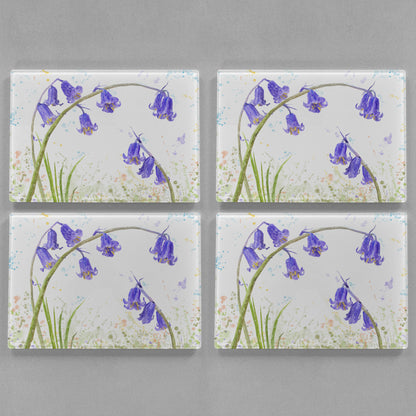 "Bluebells" Premium Glass Placemat