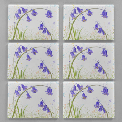 "Bluebells" Premium Glass Placemat