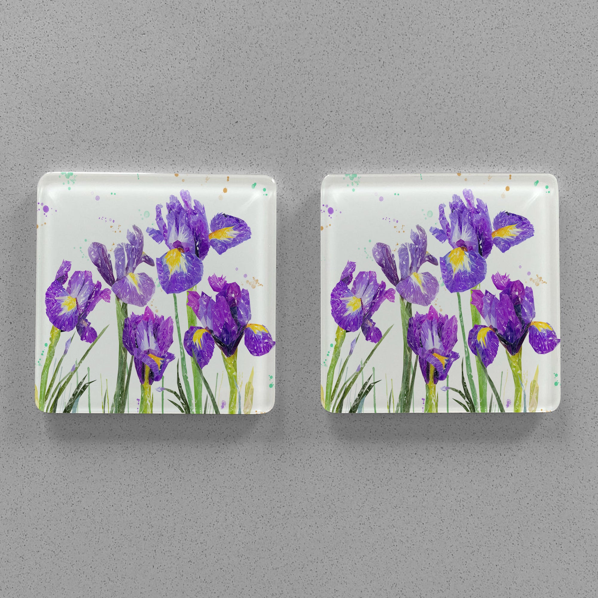 NEW! "Purple Haze" Premium Glass Coasters