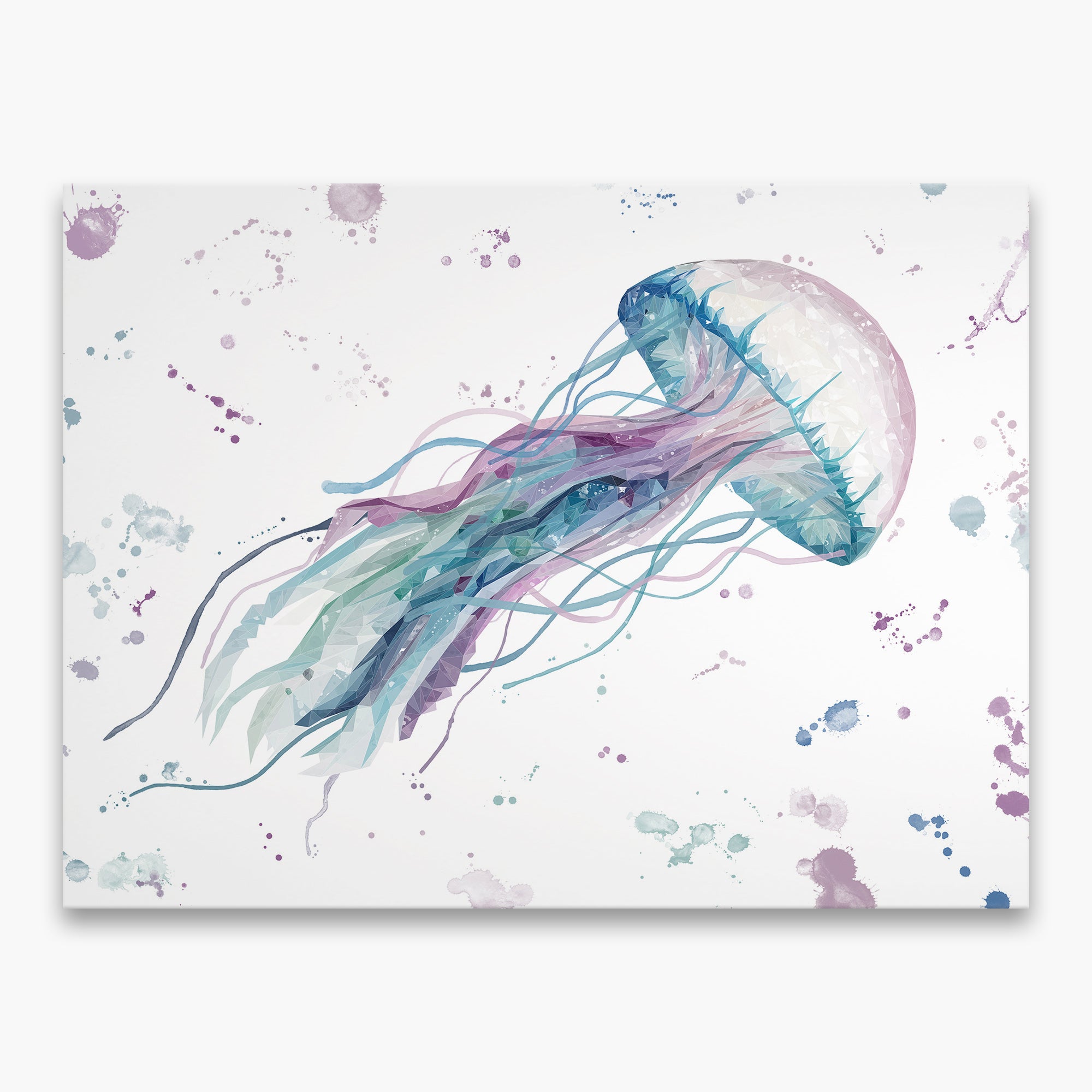 "Ophelia" Jellyfish Canvas Print - Andy Thomas Artworks