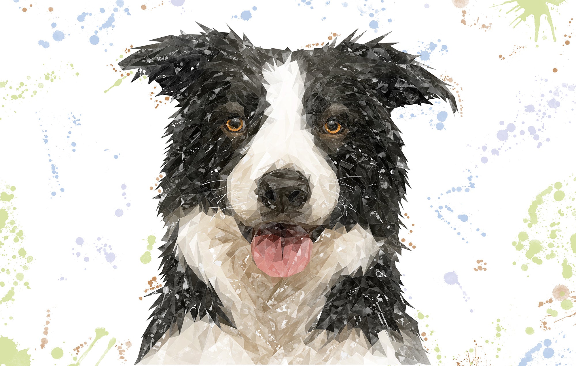 NEW! "Shep" Border Collie Kitchen Splashback