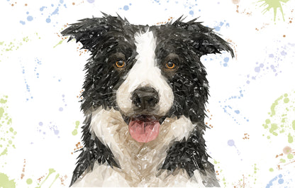 NEW! "Shep" Border Collie Kitchen Splashback