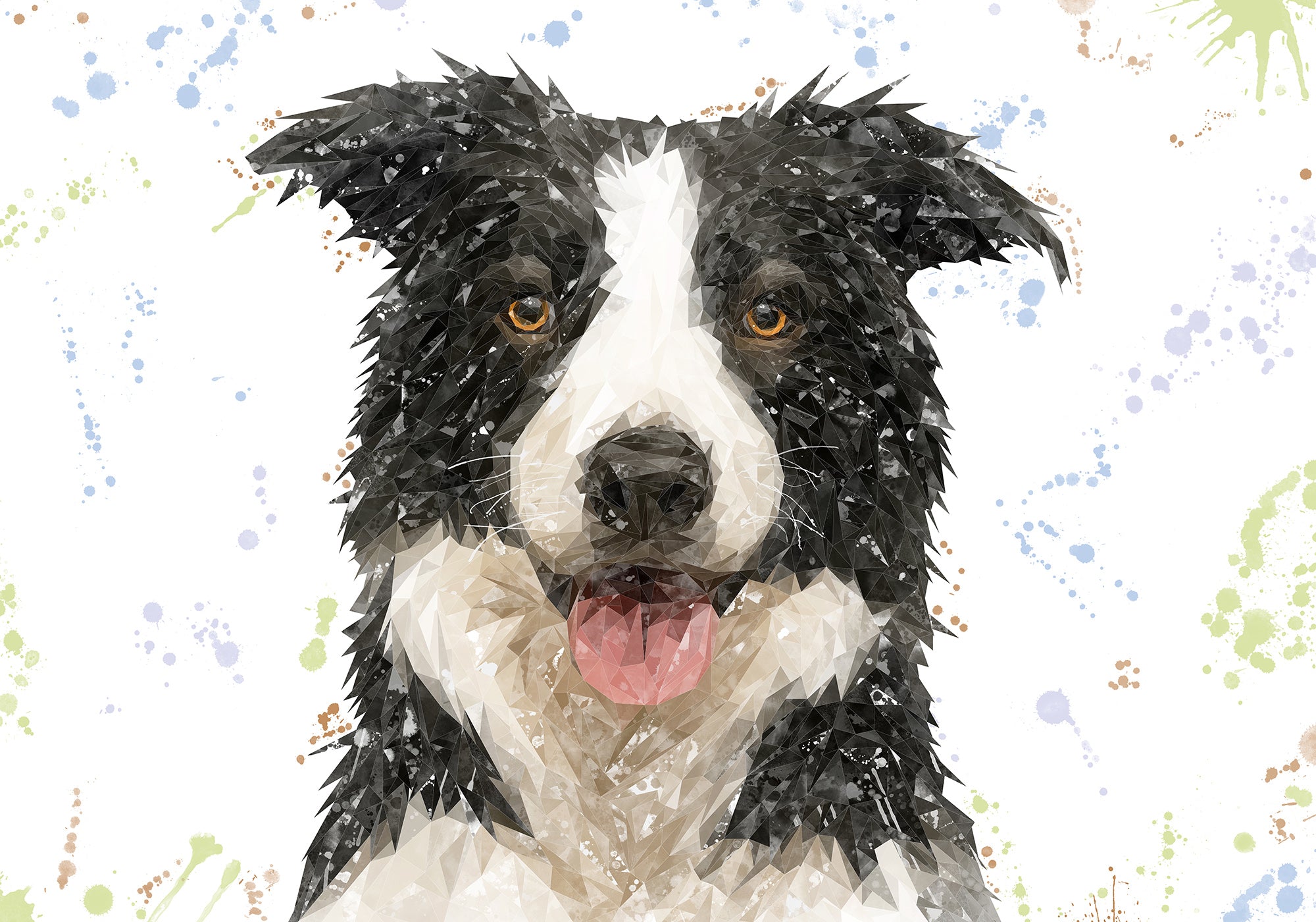 NEW! "Shep" Border Collie Kitchen Splashback