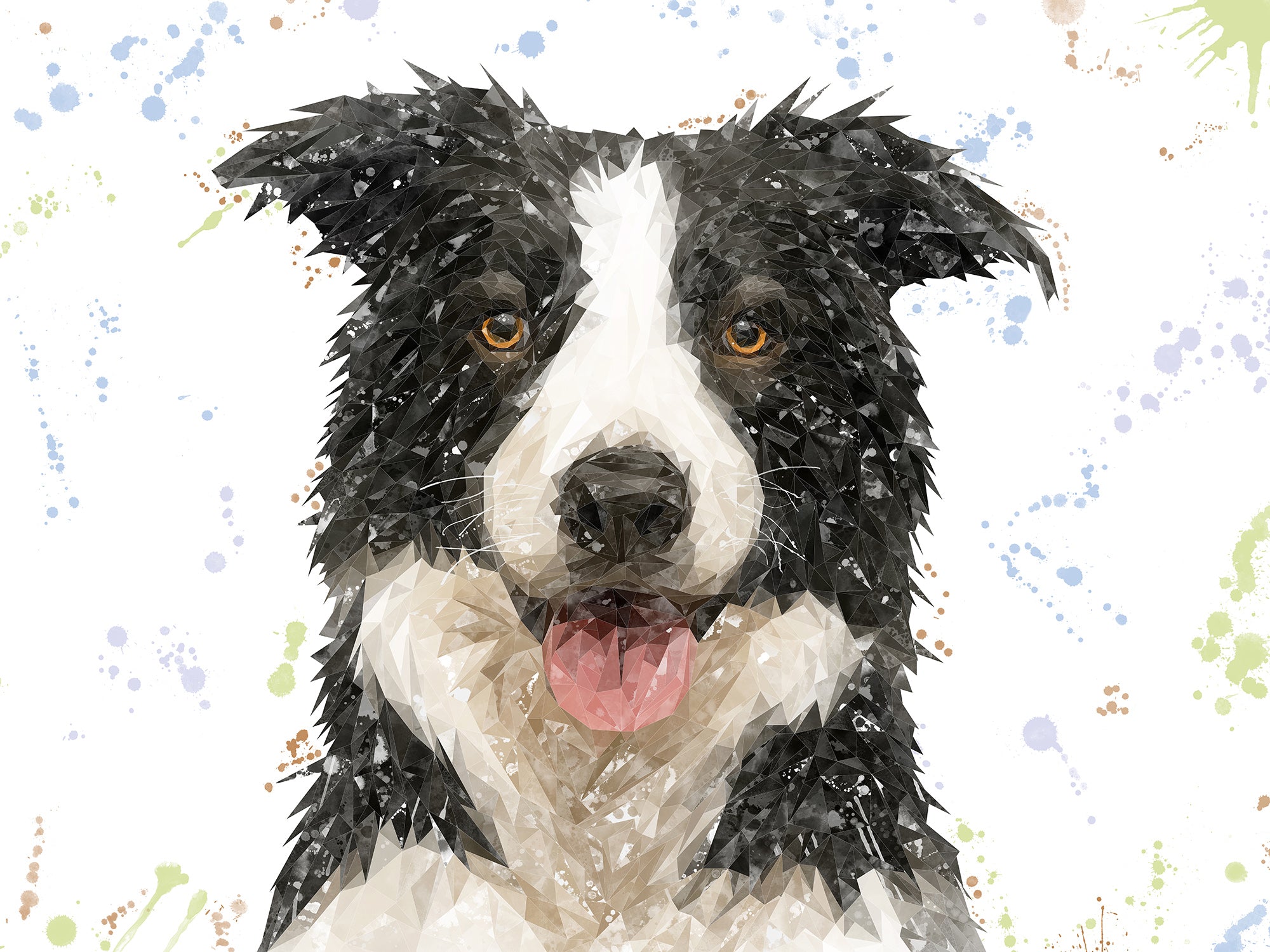 NEW! "Shep" Border Collie Kitchen Splashback