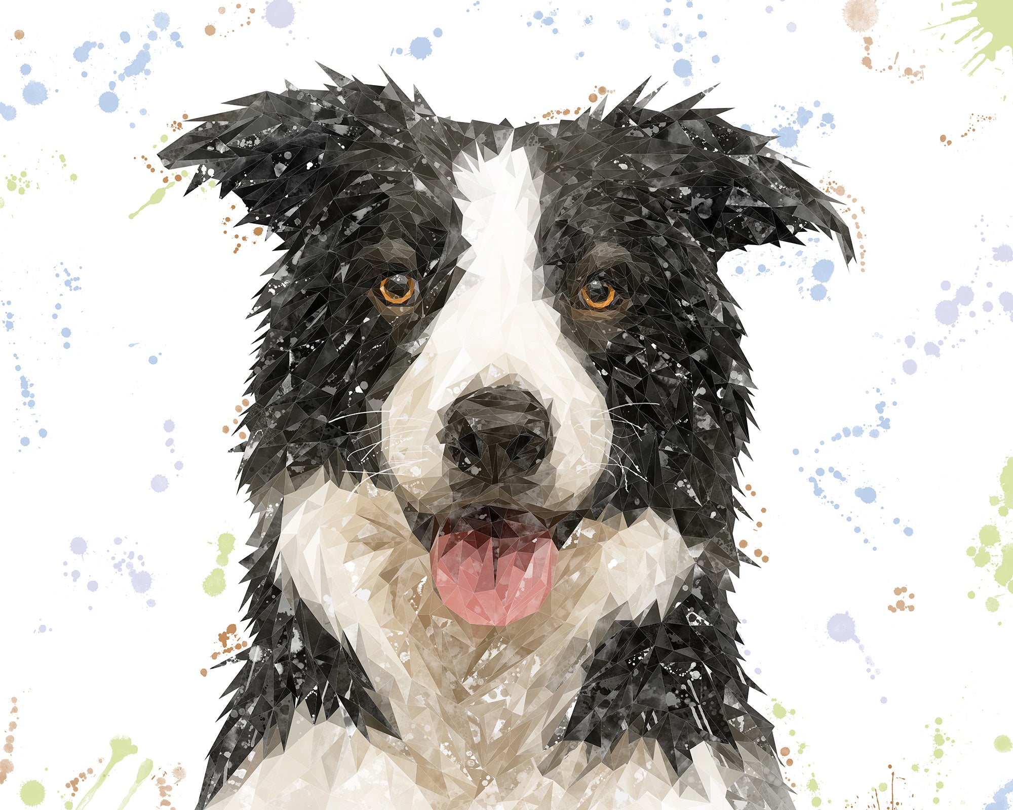 NEW! "Shep" Border Collie Kitchen Splashback