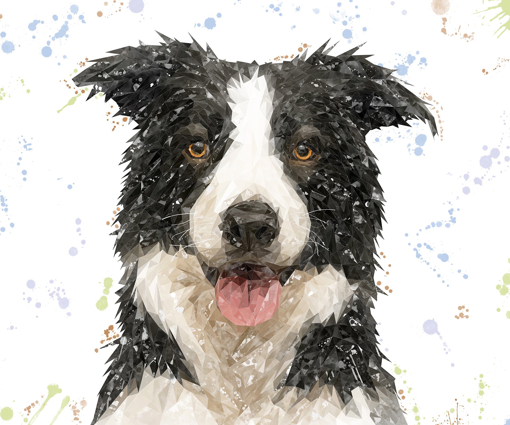 NEW! "Shep" Border Collie Kitchen Splashback