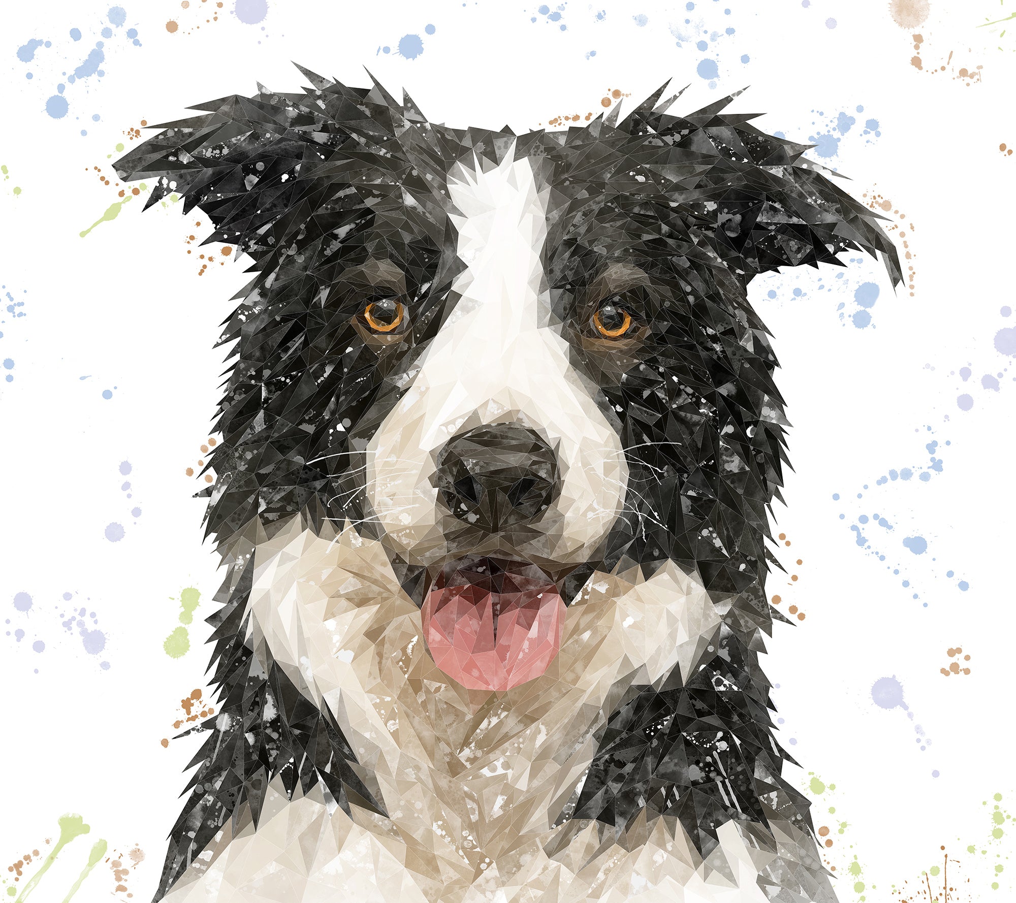 NEW! "Shep" Border Collie Kitchen Splashback