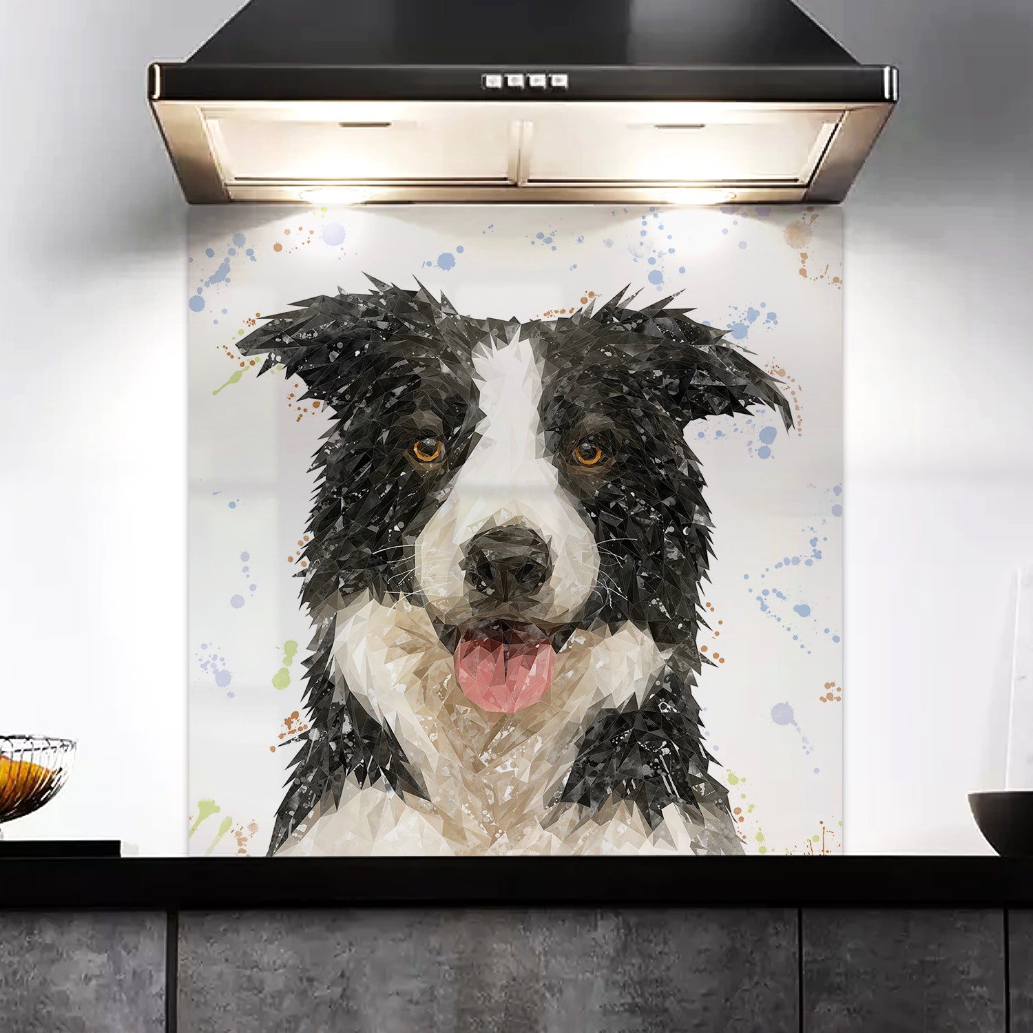 NEW! "Shep" Border Collie Kitchen Splashback