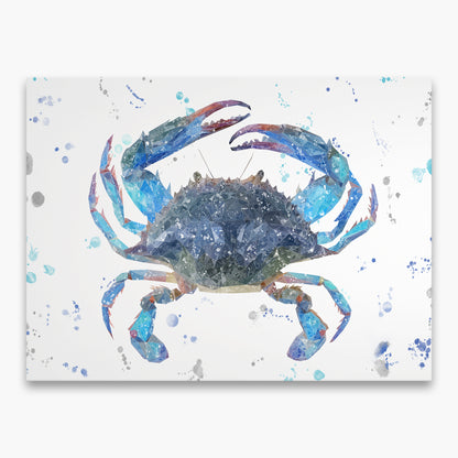 NEW! "Calli" The Blue Crab Canvas Print