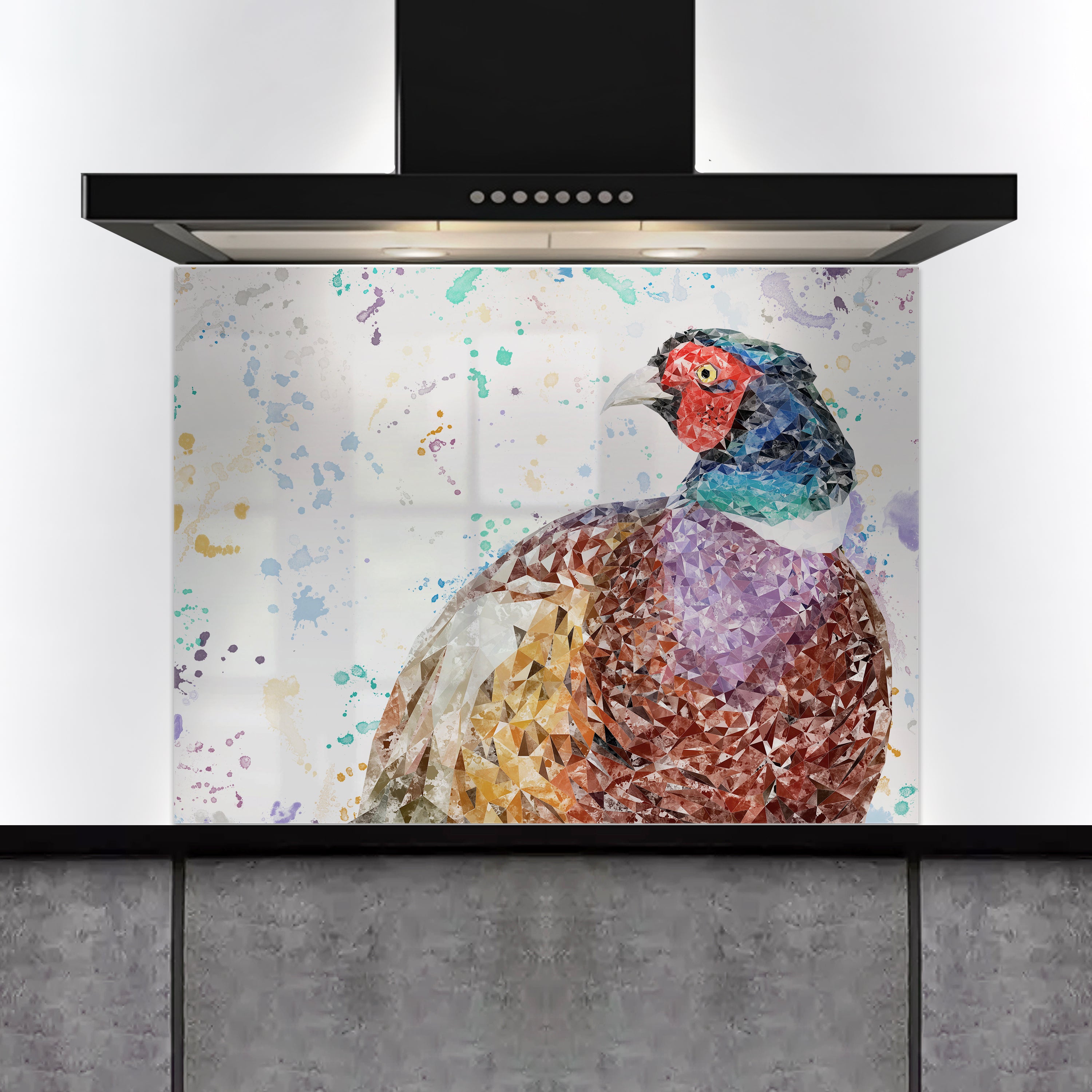 Custom Listing for CM, 2 Splashbacks - 1 x Marty 1020w x 750h & 1 x Stanley The Herdwick 1000w x 850h - Silicone for fitting & Priority Delivery included